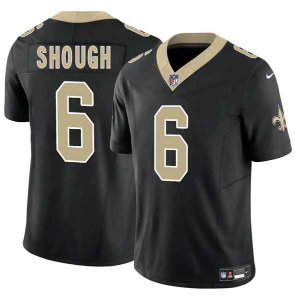 Men & Women & Youth New Orleans Saints #6 Tyler Shough Black 2025 Draft F.U.S.E. Vapor Limited Stitched Jersey->new england patriots->NFL Jersey